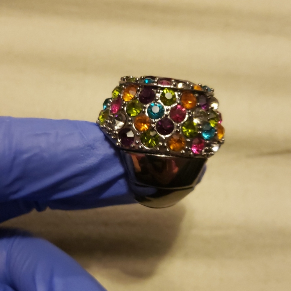 Purple & Multi Color Ring - Picture 9 of 12